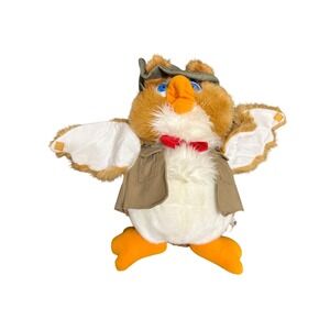 Vintage‎ Abingdon Plush Owl 14" Hand Puppet Stuffed Animal Toy